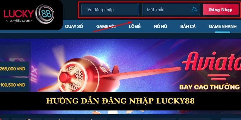 Hướng dẫn đăng nhập Lucky88 trên PC & App cá cược